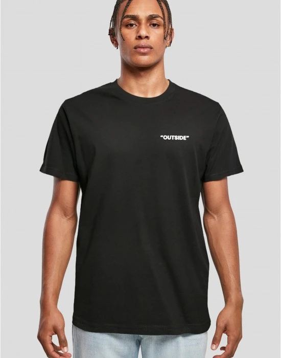 Тениска Outside Tee black XXL