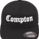 Черна шапка с козирка Flexfit Compton, Шапки с козирка - Hoodstyle.bg