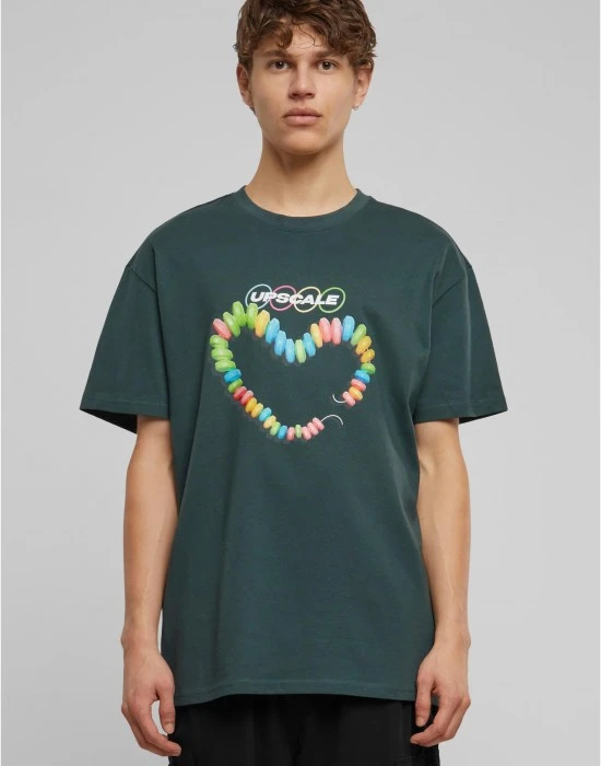 Тениска Sweet Treats Heavy Oversize Tee bottlegreen XXL