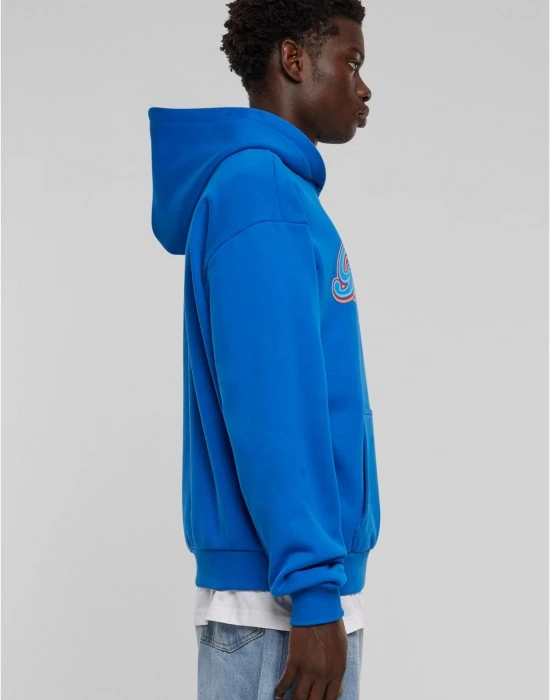 F*ke L*ve Ultra Heavy Oversize Hoodie cobalt blue XXL