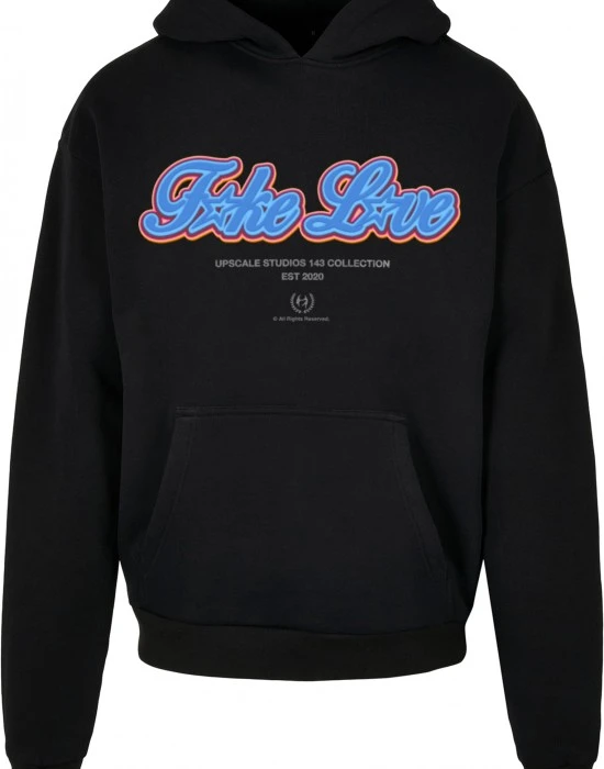 F*ke L*ve Ultra Heavy Oversize Hoodie black XXL