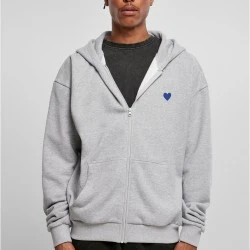 A little dream of me Ultra Heavy Zip Hoodie heather grey XXL