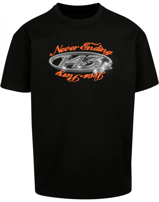 Тениска Never ending... Heavy Oversize Tee black XXL