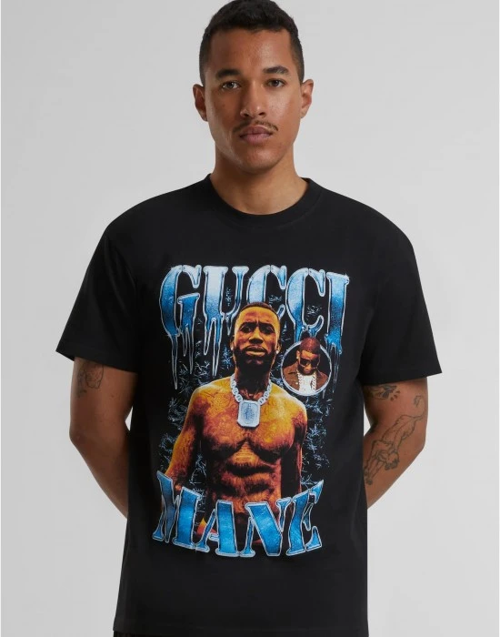 Тениска в черен цвят Mister Tee Gucci Mane Drip Tee Oversize, Овърсайз - Hoodstyle.bg