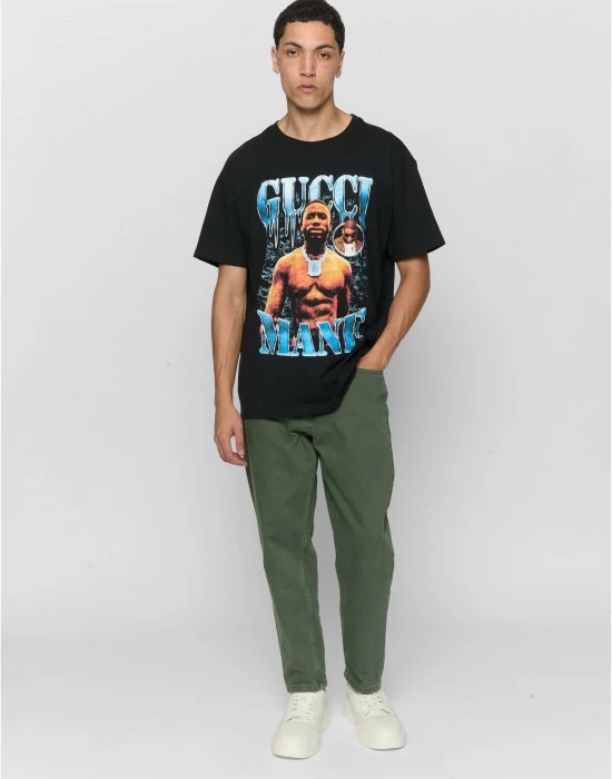 Тениска в черен цвят Mister Tee Gucci Mane Drip Tee Oversize, Овърсайз - Hoodstyle.bg