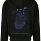 Grid Head Butterfly Oversize Zip Hoody black XXL