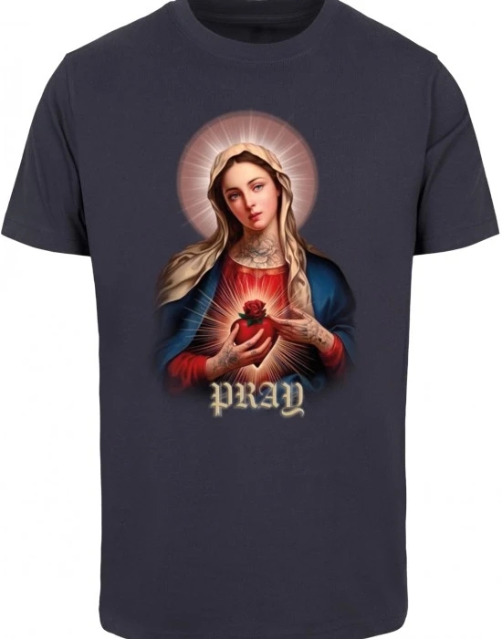 Тениска Praying Mary Tee navy XXL