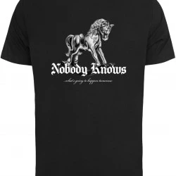 Тениска Nobody Knows Tee black XXL