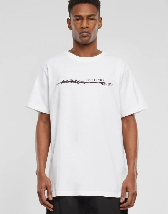 Тениска Live In The Moment Tee white XXL