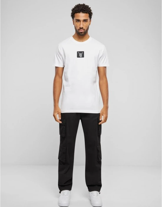 Тениска Skelett Patch Tee white XXL