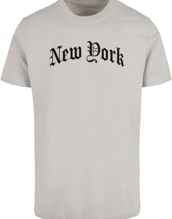 Тениска New York Wording Tee lightasphalt XXL