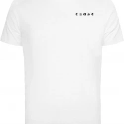 Мъжка тениска в бял цвят Mister Tee Trust Dove