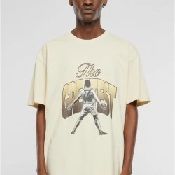 Мъжка тениска в цвят пясък Mister Tee Greatest Heavy Oversize 