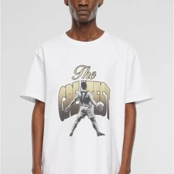 Мъжка тениска в бял цвят Mister Tee Greatest Heavy Oversize 