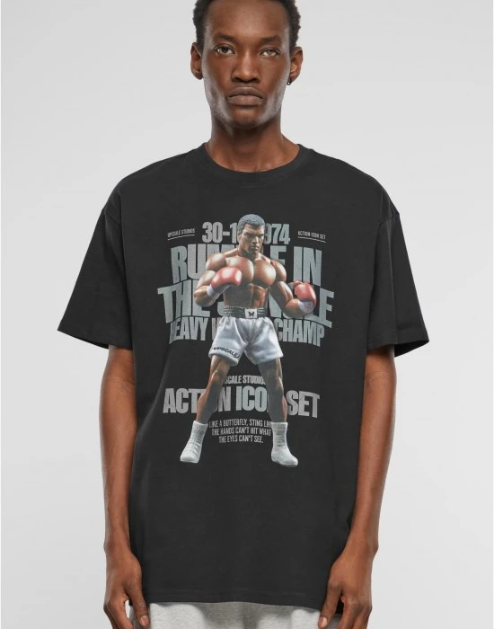 Тениска Rumble Heavy Oversize Tee black XXL
