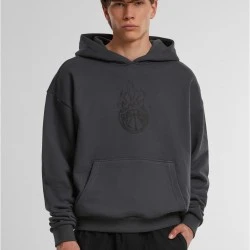 Мъжки суичър в тъмносив цвят Teamdream Ultraheavy Oversize Hoodie