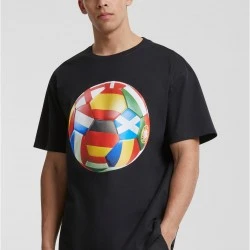 Тениска Football's Coming Home Europe Tour Oversize Tee black XXL