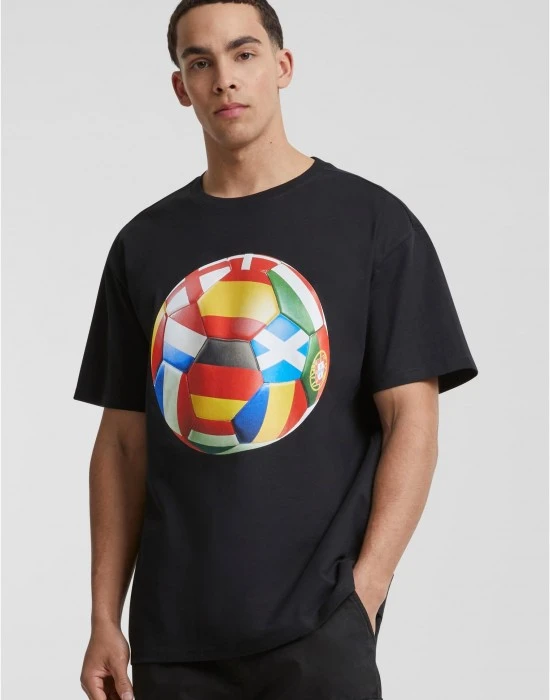 Тениска Football's Coming Home Europe Tour Oversize Tee black XXL