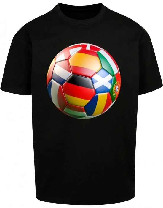 Тениска Football's Coming Home Europe Tour Oversize Tee black XXL