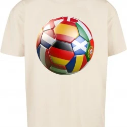 Тениска Football's Coming Home Europe Tour Oversize Tee sand XXL