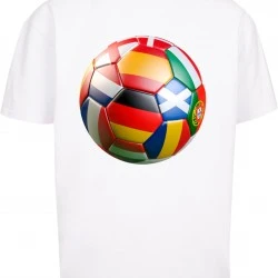 Тениска Football's Coming Home Europe Tour Oversize Tee white XXL