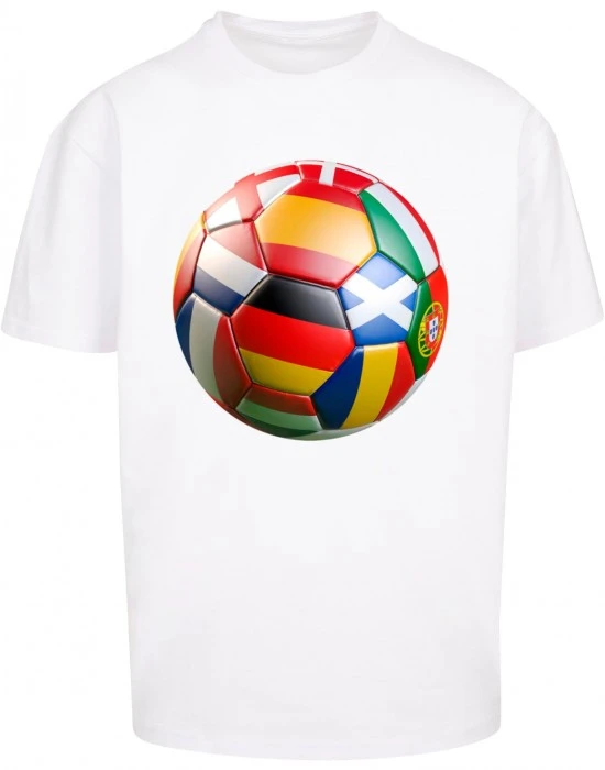 Тениска Football's Coming Home Europe Tour Oversize Tee white XXL