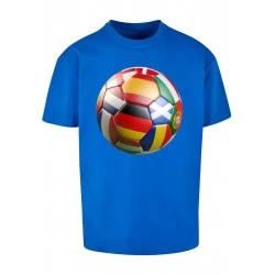 Тениска Football's Coming Home Europe Tour Oversize Tee cobalt blue XXL