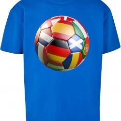 Тениска Football's Coming Home Europe Tour Oversize Tee cobalt blue XXL