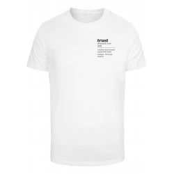 Тениска Trust Definition Tee white XXL