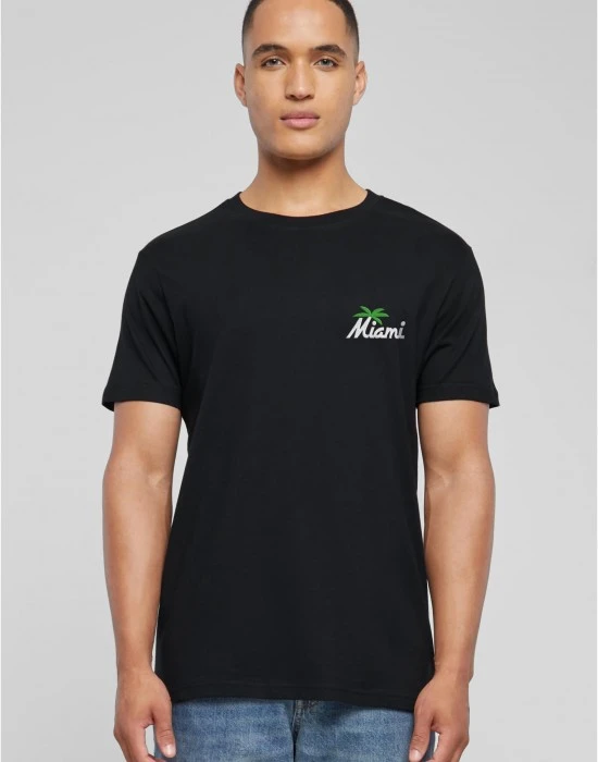 Тениска Miami Palm Tree EMB Tee  black XXL