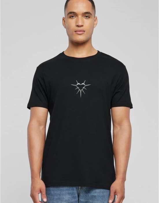 Тениска Spike Heart EMB Tee  black XXL