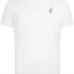 Тениска Peace Hand Tee white XXL