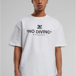 Тениска No Diving Heavy Oversize Tee white XXL