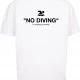 Тениска No Diving Heavy Oversize Tee white XXL