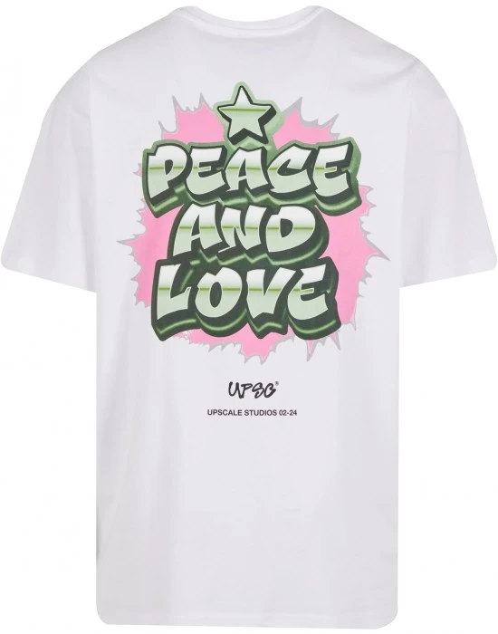 Тениска Peace&Love Heavy Oversize Tee white XXL