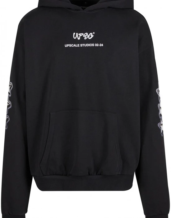 Peace&Love Ultra Heavy Oversize Hoodie black XXL