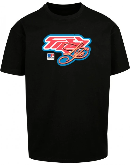 Тениска Fast Life Heavy Oversize Tee black XXL