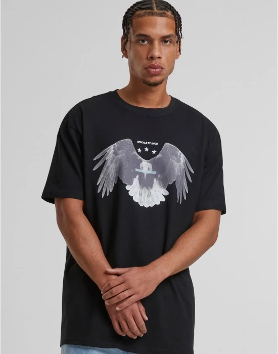 Тениска Sick Eagle Heavy Oversize Tee black XXL