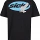 Тениска Sick Eagle Heavy Oversize Tee black XXL