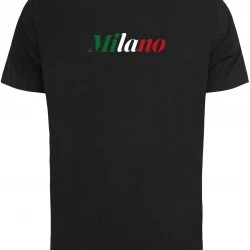 Тениска Milano Flag Tee black XXL