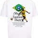 Мъжка тениска в бял цвят Mister Tee Footwork Poetry Oversize, Овърсайз - Hoodstyle.bg