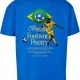 Мъжка тениска в син цвят Mister Tee Footwork Poetry Oversize., Овърсайз - Hoodstyle.bg