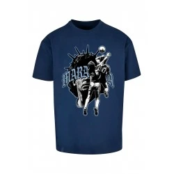 Мъжка тъмносиня тениска Божиите ръце Mister Tee Maradona 