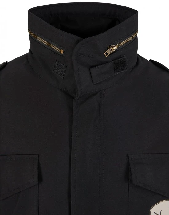 Мъжко яке в черно Mister Tee Two Faced Skull M65 Standard, Пролет / Есен - Hoodstyle.bg