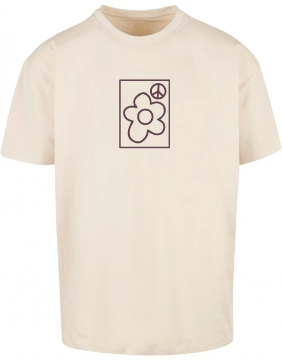 Тениска More Peace Oversize Tee sand XXL
