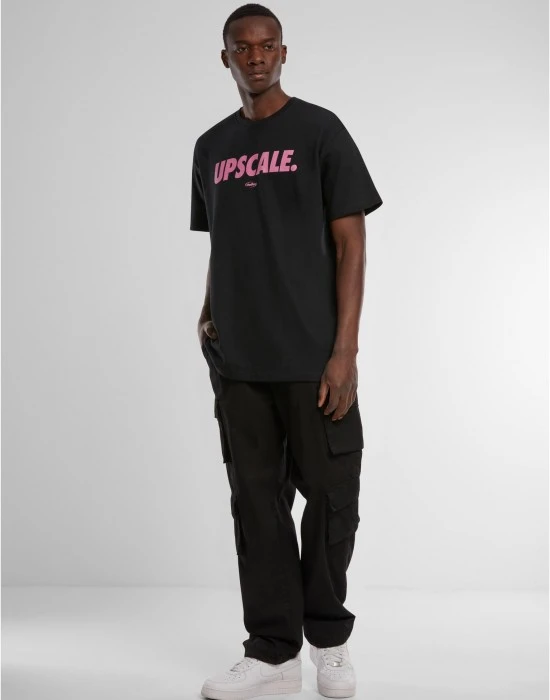 Мъжка тениска в черен цвят Mister Tee Upscale Sport Font Oversize, Овърсайз - Hoodstyle.bg
