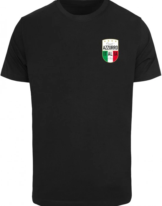 Тениска Azurro Italia Crest Tee black XXL