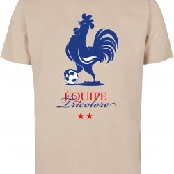 Тениска Le Coq Tri Color Tee sand XXL