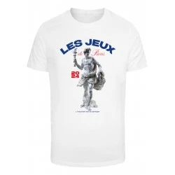 Тениска Les Jeux De Paris Tee white XXL