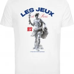 Тениска Les Jeux De Paris Tee white XXL